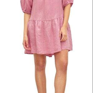 VELVET by Graham & Spencer Women’s Irina Half Sleeve Tiered Short Dress – Size L
